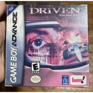 DRIVEN - What Drives You? Gameboy Advanced New Sealed Rare